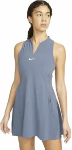Nike Dri-Fit Advantage Womens Tennis Dress Blue/White L Tenniskleid