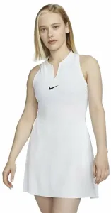 Nike Dri-Fit Advantage Womens Tennis Dress White/Black L Tenniskleid