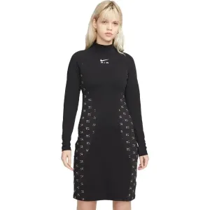 Nike NSW AIR LS DRESS Kleid, schwarz, größe #1137394