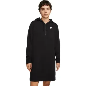 Nike NSW CLUB FLC DRESS Kleid, schwarz, größe #1138426
