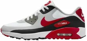 Nike Air Max 90 G Mens Golf Shoes White/Black/Photon Dust/University Red 44