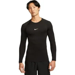 Nike DRI-FIT Herren Thermoshirt, schwarz, größe