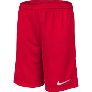 Nike DRI-FIT PARK 3 JR TQO Fußballshorts für Jungs, rot, größe