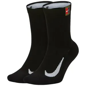 Nike MULTIPLIER CREW 2PR CUSH Unisex  Socken, schwarz, veľkosť 38-42