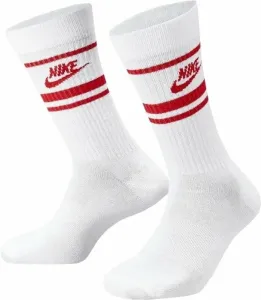 Nike Sportswear Everyday Essential Crew Socks Socken White/University Red/University Red L