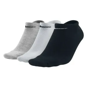 Nike SX2554-901 3PPK VALUE NO SHOW Socken, grau, größe