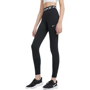 Nike NP TGHT G Mädchen Leggings, schwarz, veľkosť M
