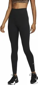 Nike Dri-Fit One Womens High-Rise Leggings Black/White M Fitness Hose