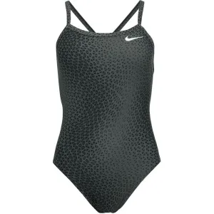 Nike HYDRASTRONG DELTA Damen Badeanzug, dunkelgrau, größe