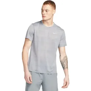 Nike DF MILER BREATHE SS Herrenshirt, grau, größe #1241630