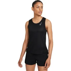 Nike DF RACE SINGLET W Damen Lauftop, schwarz, größe