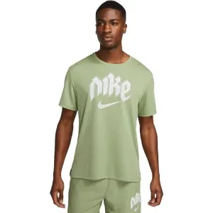 Nike DF RUN DVN MILER SS Herrenshirt, hellgrün, größe #1241432