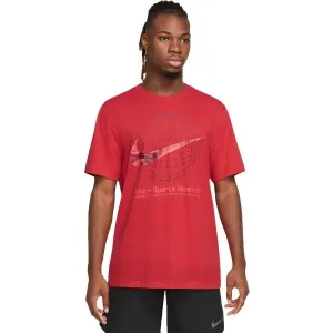 Nike DF TEE WC2 Herrenshirt, rot, größe