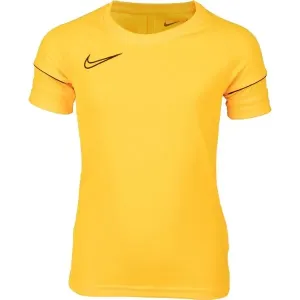 Nike DRI-FIT ACADEMY Jungen Fußball Trikot, gelb, veľkosť XL