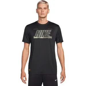 Nike DRI-FIT Herren T-Shirt, schwarz, größe