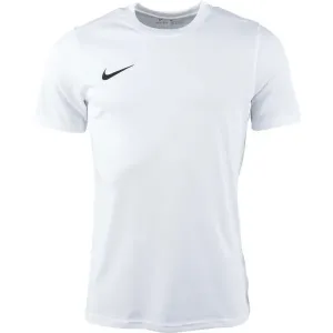 Nike DRI-FIT PARK 7 Herren Trainingsshirt, weiß, veľkosť S