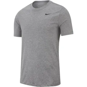Nike DRY TEE DFC CREW SOLID M Herren Trainingsshirt, grau, veľkosť M