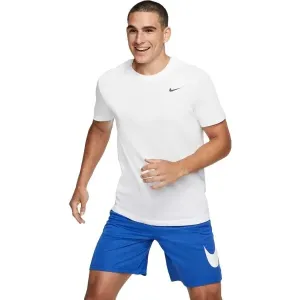 Nike DRY TEE DFC CREW SOLID M Herren Trainingsshirt, weiß, veľkosť L