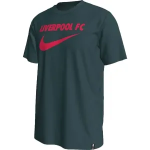 Nike LFC M NK SWOOSH TEE Herrenshirt, dunkelgrün, größe