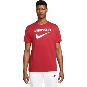 Nike LFC M NK SWOOSH TEE Herrenshirt, rot, größe