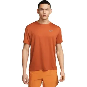 Nike NK DF UV MILER SS Herren Trainingsshirt, orange, größe