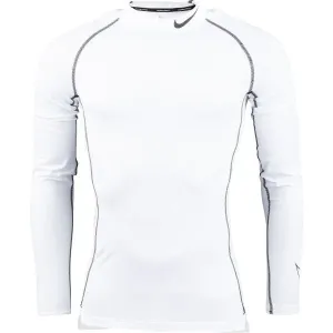 Nike NP DF TIGHT LS MOCK M Herren Trainingsshirt, weiß, größe #184976
