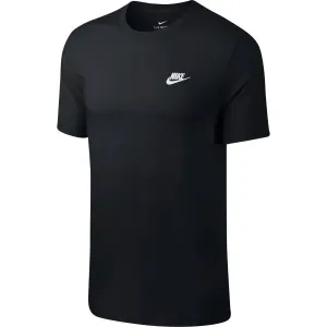 Nike NSW CLUB TEE Herren T- Shirt, schwarz, größe #1038085