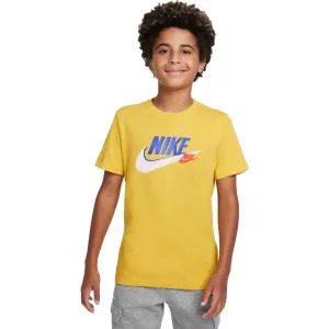 Nike NSW SI SS TEE Jungenshirt, gelb, veľkosť XL