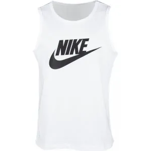 Nike NSW TANK ICON FUTURA Herren Muskelshirt, weiß, größe