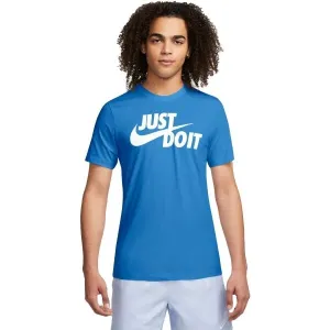 Nike NSW TEE JUST DO IT SWOOSH Herren T- Shirt, blau, größe