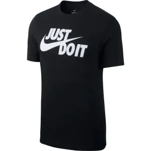 Nike NSW TEE JUST DO IT SWOOSH Herren T- Shirt, schwarz, größe XL
