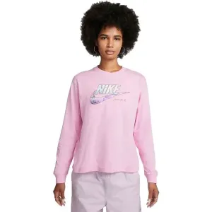 Nike NSW TEE OC 1 LS BOXY Langärmliges Damenshirt, rosa, größe #1137176
