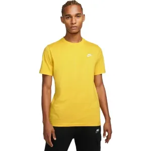 Nike SPORTSWEAR CLUB Herrenshirt, gelb, veľkosť XL