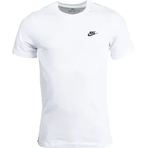 Nike SPORTSWEAR CLUB Herrenshirt, weiß, veľkosť L