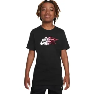 Nike SPORTSWEAR Jungenshirt, schwarz, veľkosť S