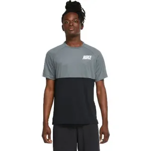 Nike TOP SS HPR DRY MC M Herren Trainingsshirt, schwarz, größe