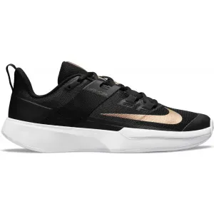 Nike COURT VAPOR LITE HC Damen Tennisschuhe, schwarz, größe 38