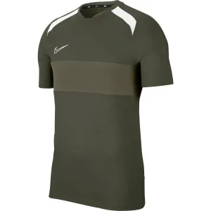 Nike DRY ACD TOP SS SA M Herren Fußballshirt, khaki, veľkosť L