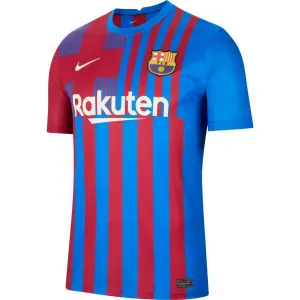Nike FC BARCELONA 2021/22 HOME Herren Fußballshirt, rot, veľkosť XXL