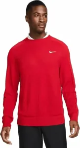 Nike Tiger Woods Knit Crew Mens Sweater Gym Red/White 2XL