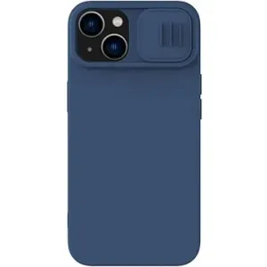 Nillkin CamShield Silky Silikonhülle für Apple iPhone 15 Plus Mitternachtsblau