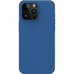 Nillkin Super Frosted PRO Magnetic Back Cover für Apple iPhone 15 Pro Max Blau