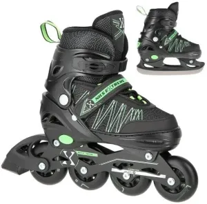 Nils Extreme NH11912 2in1 Inline-Skates Green 35-38