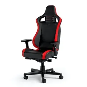 Noblechairs EPIC Compact Gaming Chair - schwarz/karbon/rot