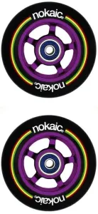 Nokaic Wheel Set Scooter Rollen Violet