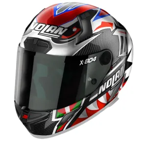 Nolan X-804 RS Ultra Carbon Lecuona 028 Replica Full Face Helmet Größe M