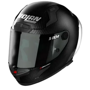 Nolan X-804 RS Ultra Carbon Puro 002 Flat Carbon Full Face Helmet Größe M