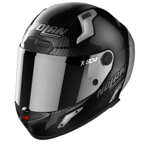 Nolan X-804 RS Ultra Carbon Silver Edition 004 Full Face Helmet Größe M