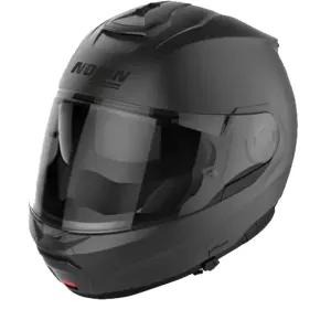 Nolan N100-6 Classic N-COM 002 Flat Vulan Grey Modular Helmet Größe XS