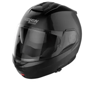 Nolan N100-6 Classic N-COM 003 Glossy Black Modular Helmet Größe 2XL